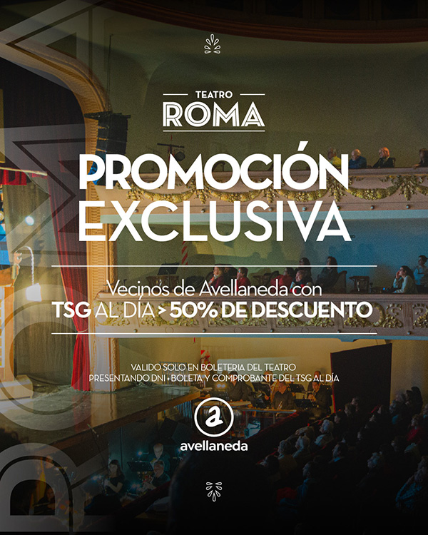 Teatro Roma promoción Exclusiva