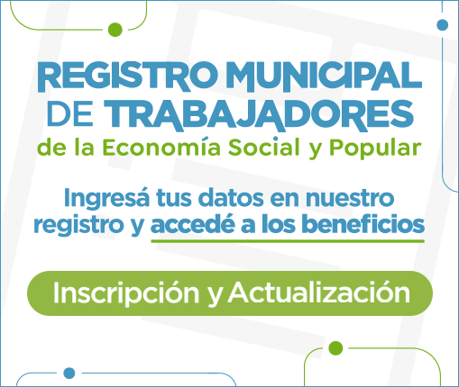 Registro Municipal de Trabajadores de la Economía Social y Popular - Inscripción y actualización de datos
