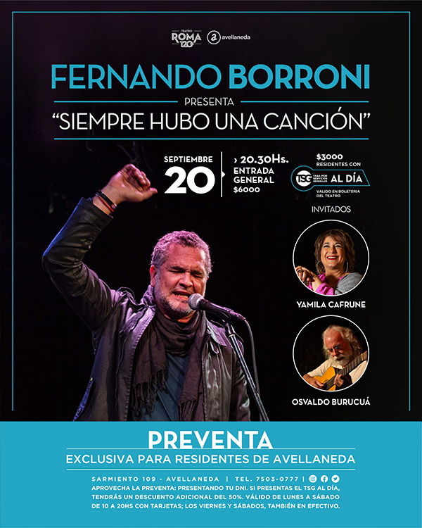 Siempre Hubo una Canción . Fernando Borroni