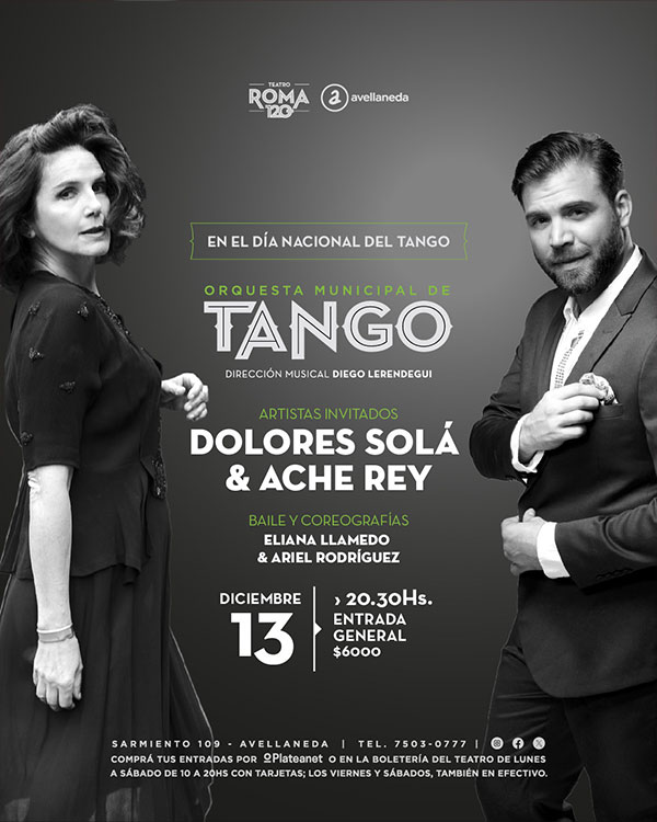 Orquesta Municipal de Tango - Dolores Solá - Ache Rey