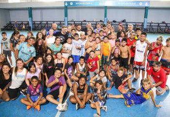 Ferraresi y Sileoni visitaron una colonia municipal